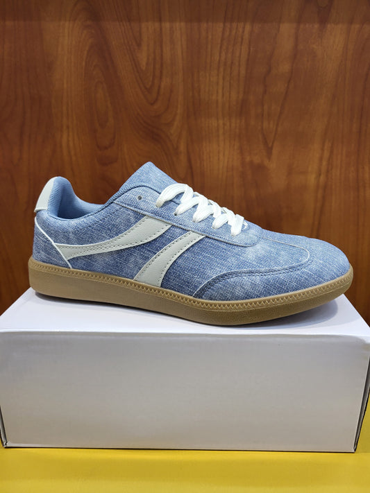BLUE DENIM DT FLAT SOLE