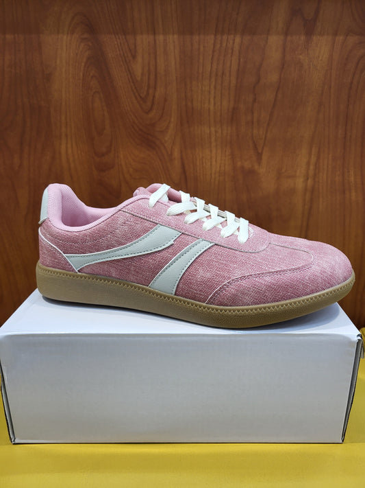 PINK DENIM DT FLAT SOLE